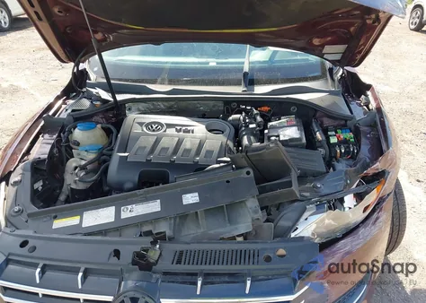 2014 Volkswagen Passat 2.0L Tdi Se из США, поврежденный, VIN 1VWBN7A32EC090962